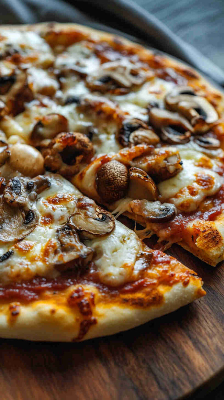 BBQ Mushroom Pizza Recipe