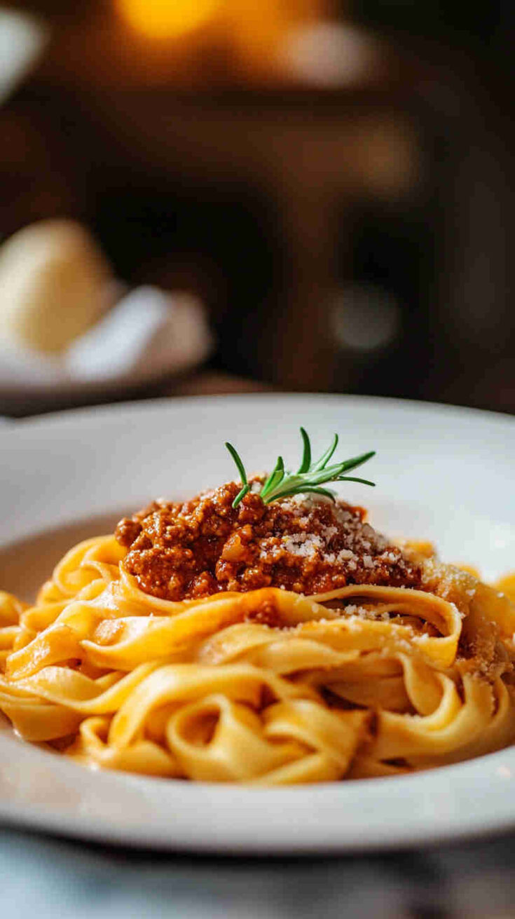 Bolognese Tagliatelle Pasta Recipe