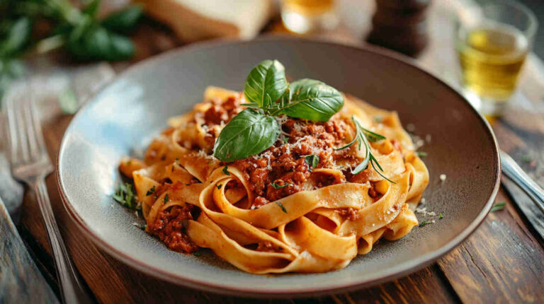 Bolognese Tagliatelle Pasta Recipe
