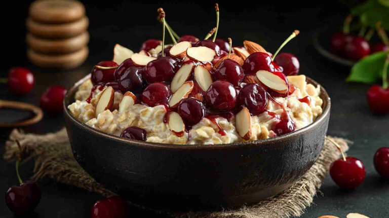 Cherry Almond Overnight Oats