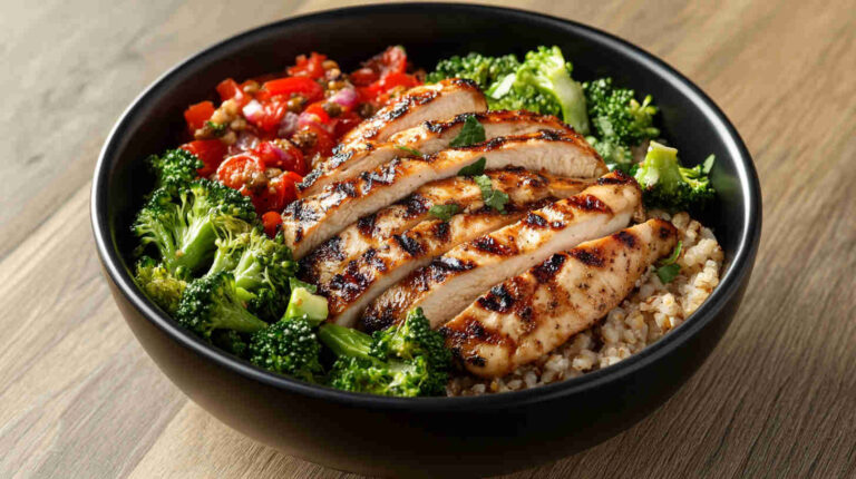 Chicken and Broccoli Power Bowl