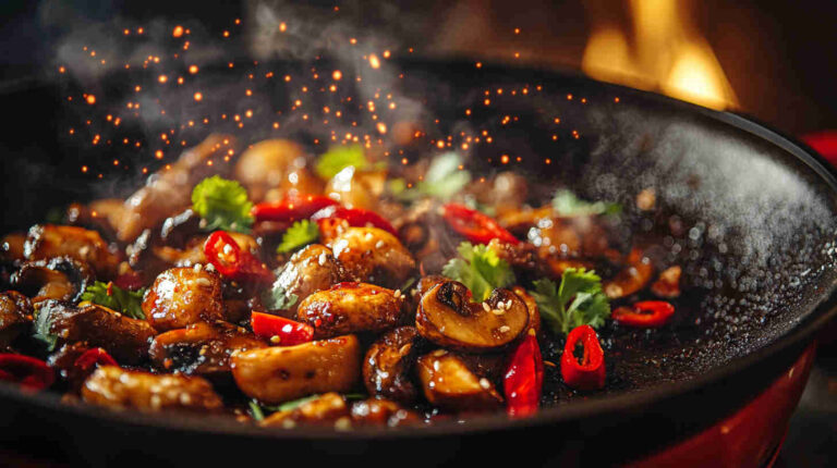 Chinese Crispy Chili Mushroom Recipe