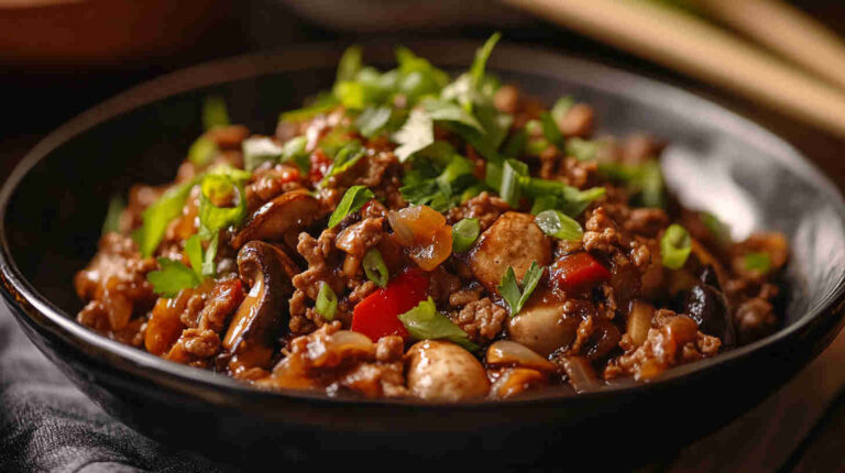Chinese Mushroom Mapo Style Recipe