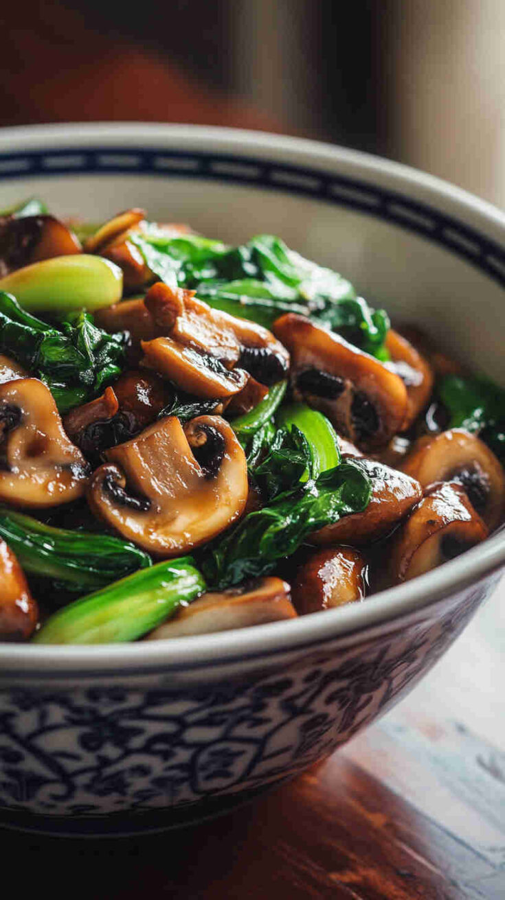 Chinese Mushroom and Bok Choy Recipe