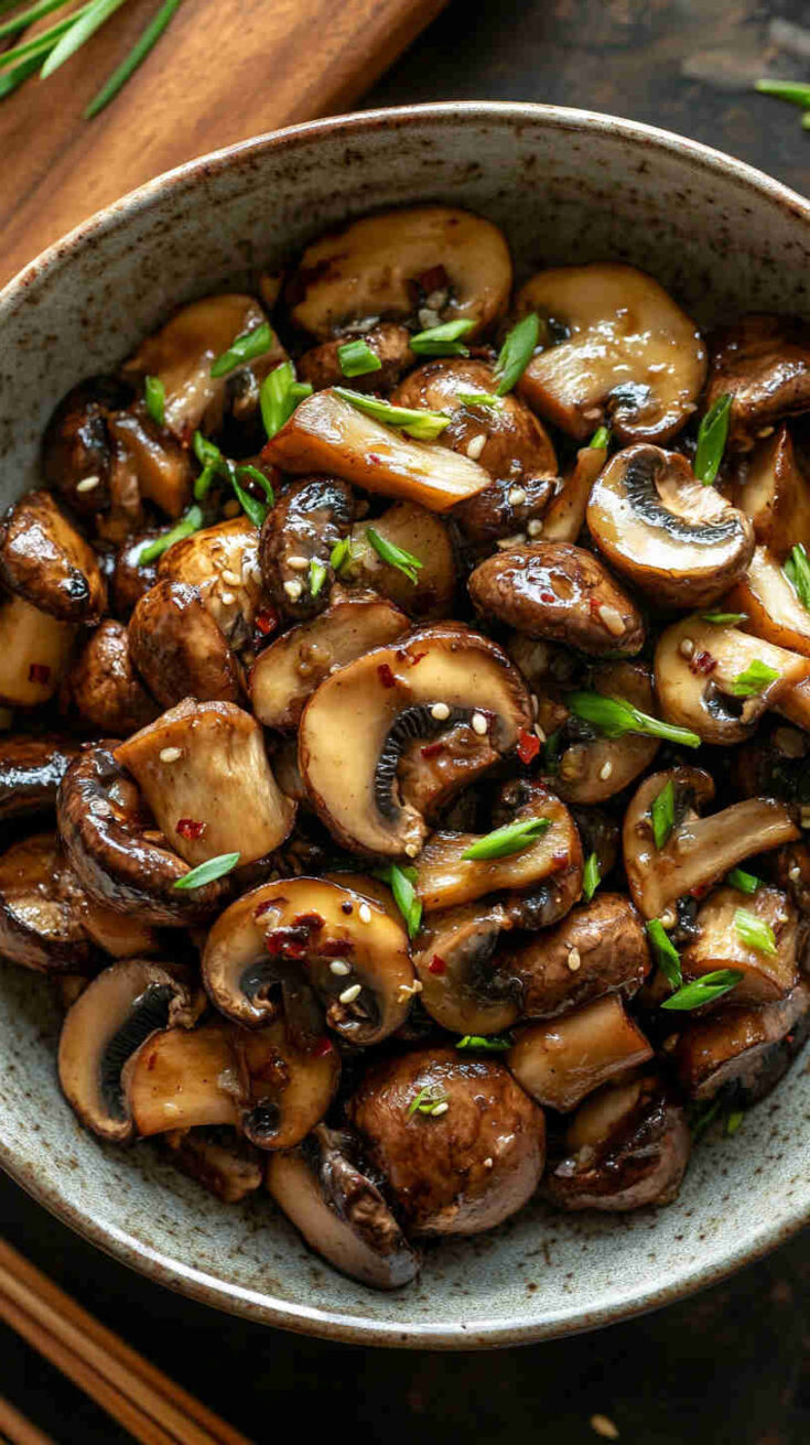 Chinese Mushroom with Ginger Soy Sauce Recipe