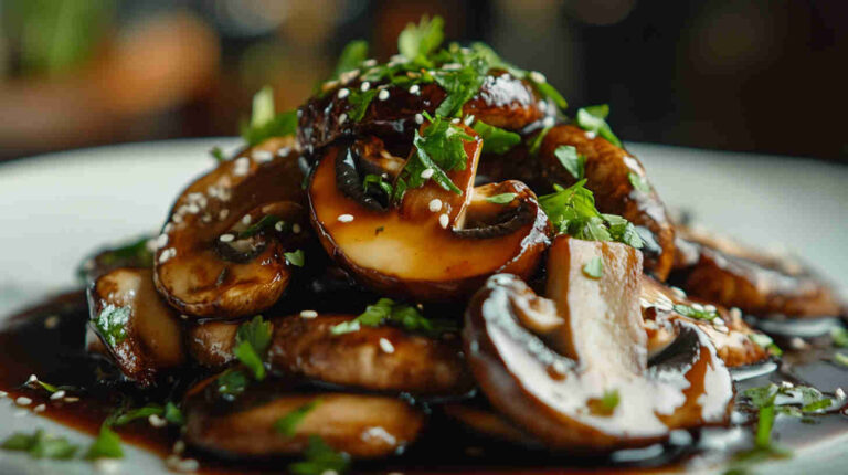 Chinese Mushroom with Hoisin Sauce Recipe