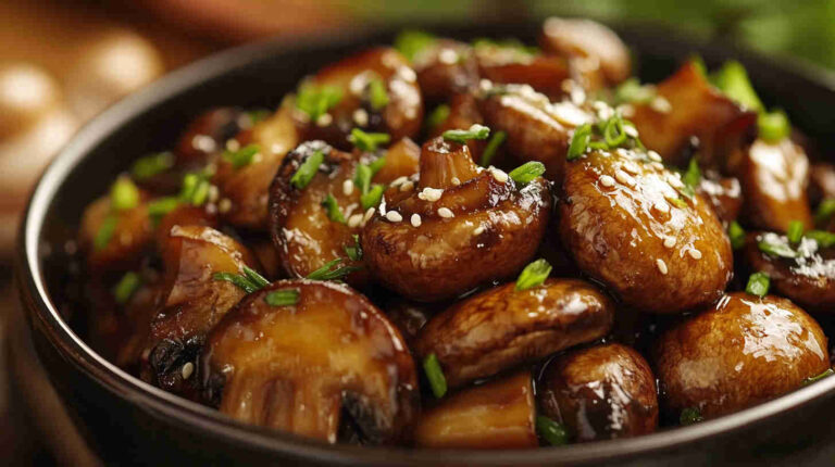 Chinese Soy Glazed Mushroom Recipe