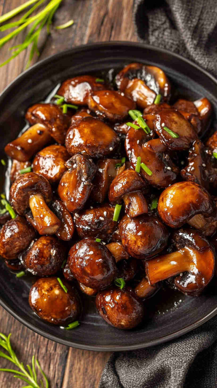 Chinese Soy Glazed Mushroom Recipe