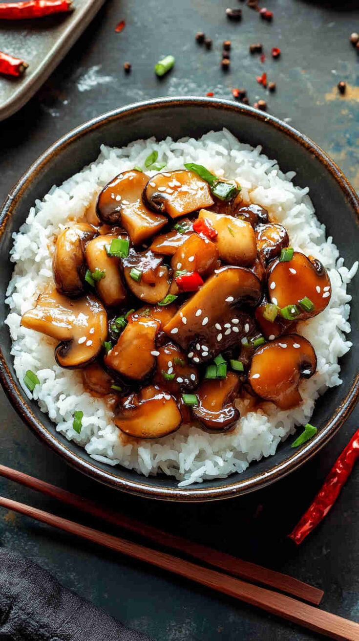 Chinese Sweet and Sour Mushroom Recipe