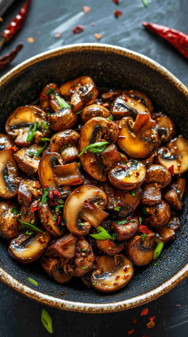 Chinese Szechuan Spicy Mushroom Recipe