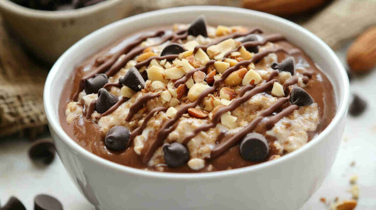 Choco-Nut Butter Overnight Oats