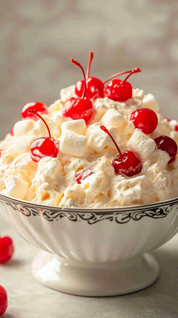 Classic Ambrosia Salad with Marshmallows