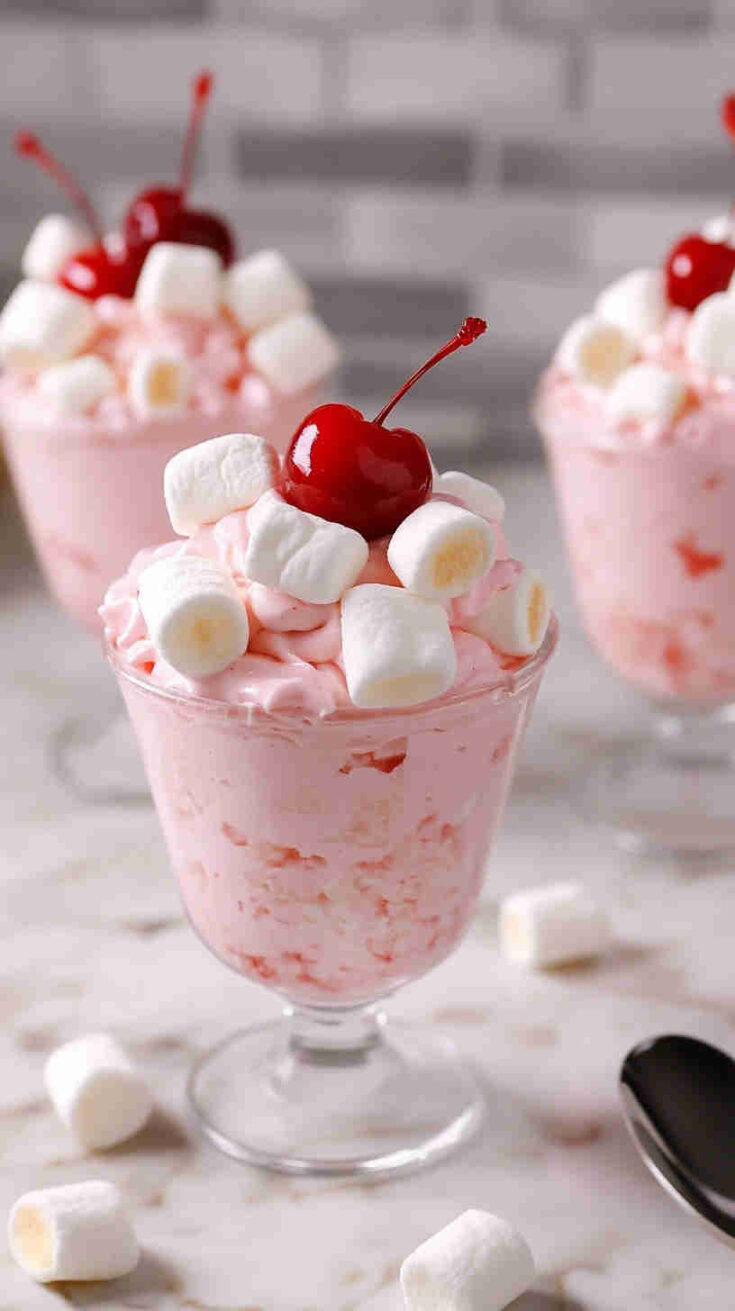 Cool Whip Ambrosia with Mini Marshmallows