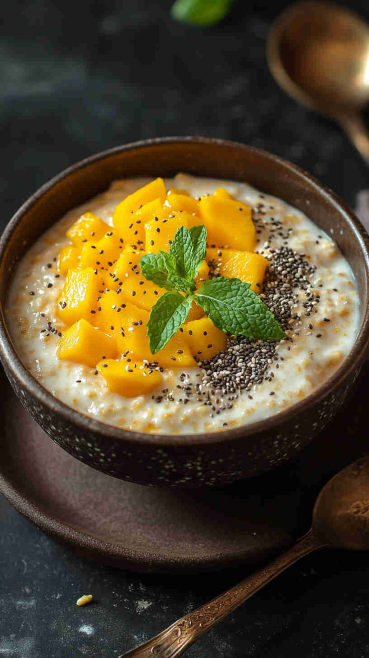 Creamy Coconut Mango Overnight Oats