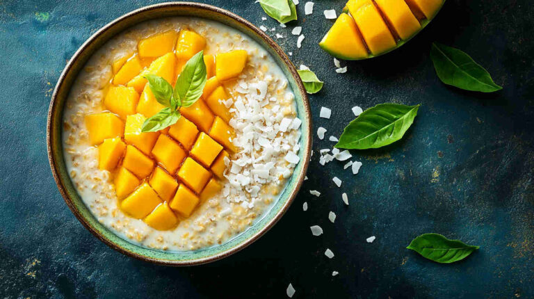 Creamy Coconut Mango Overnight Oats