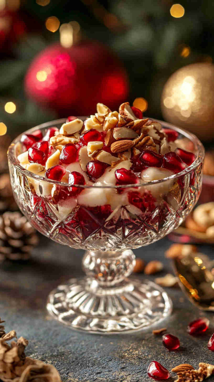Festive Ambrosia with Pomegranate & Nuts