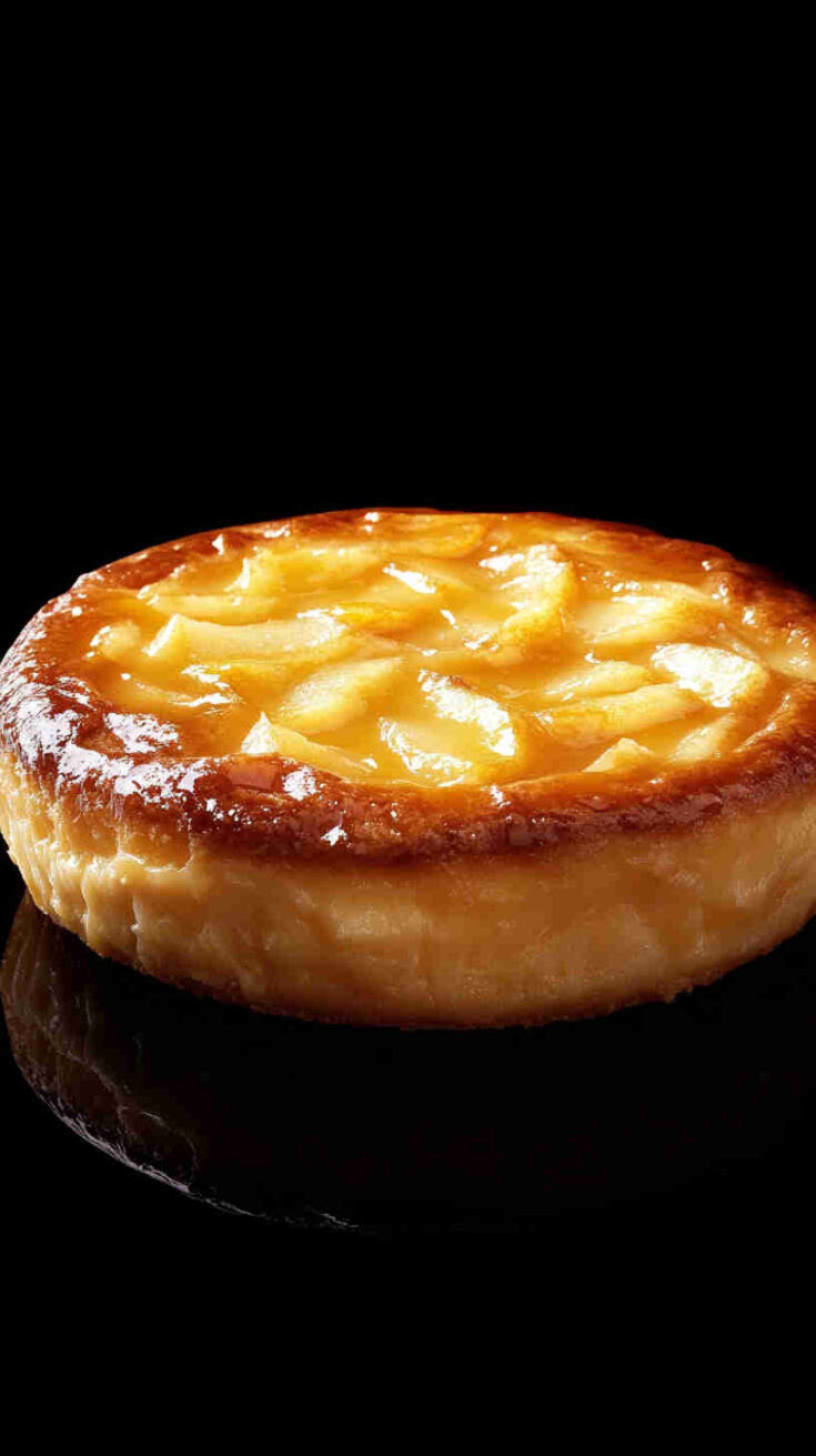 French Apple Custard Cake