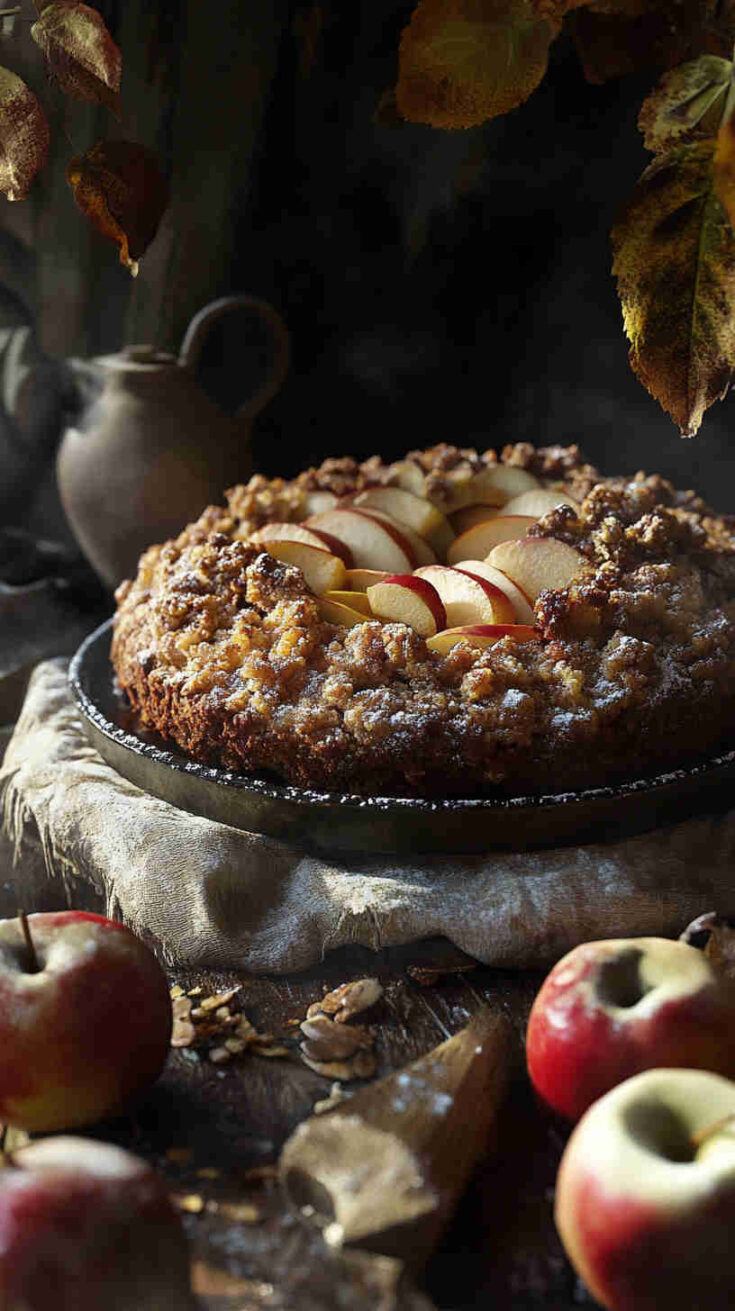 German Apple Streusel Cake