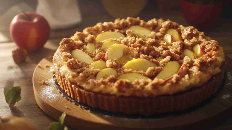 German Apple Streusel Cake