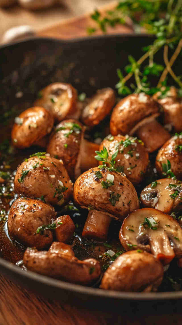 Gluten-Free Garlic Butter Mushroom Recipe