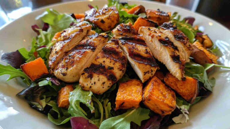 Grilled Chicken and Sweet Potato Salad