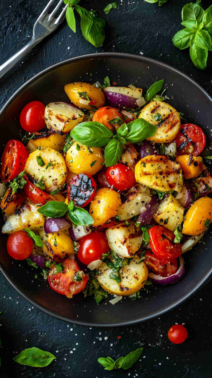 Grilled Vegetable Italian Salad Recipe