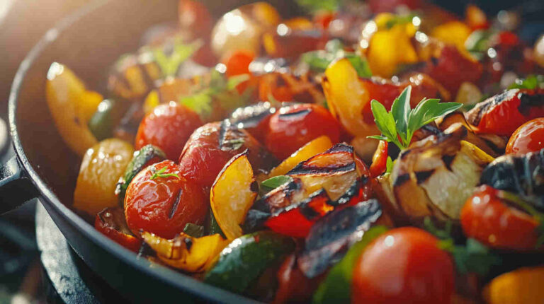 Grilled Vegetable Italian Salad Recipe