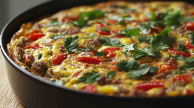 Ground Turkey and Veggie Frittata