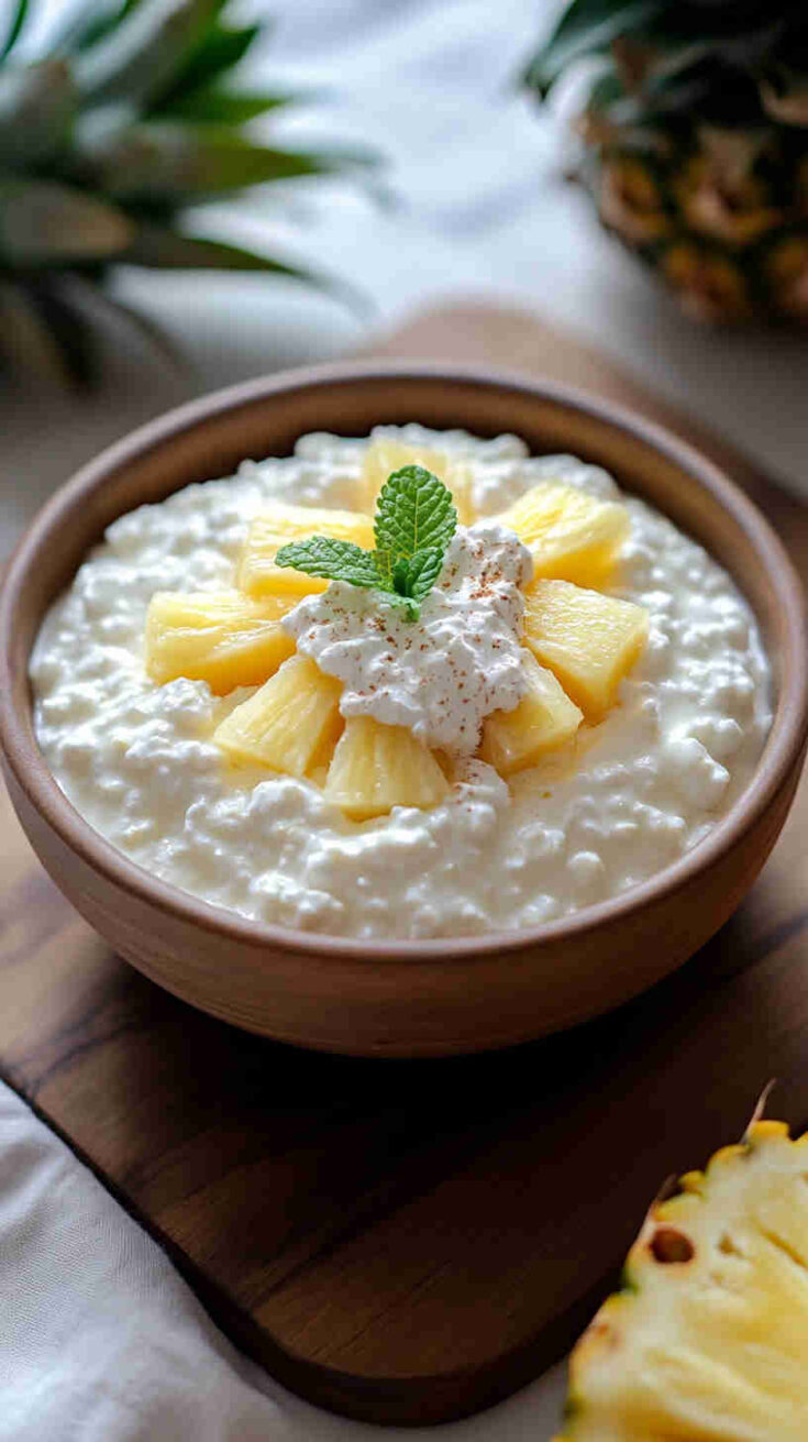 High-Protein Cottage Cheese and Pineapple Bowl