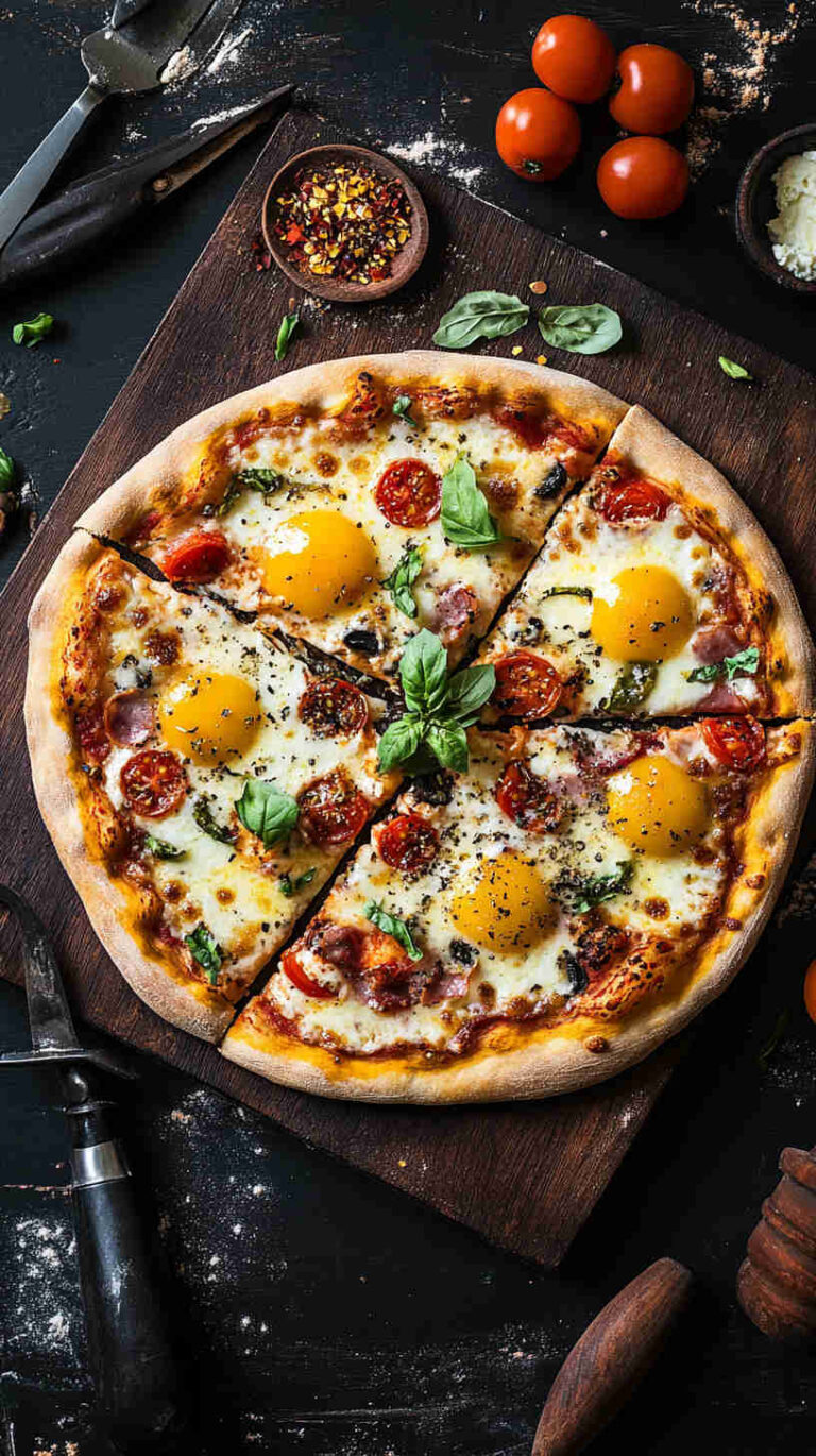 Italian Brunch Breakfast Pizza Recipe