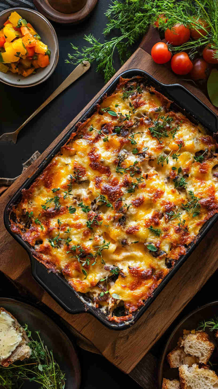 Italian Brunch Egg and Sausage Casserole Recipe