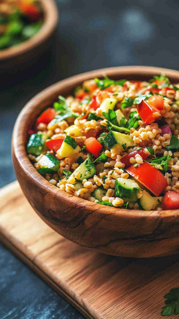 Italian Farro and Vegetable Salad Recipe