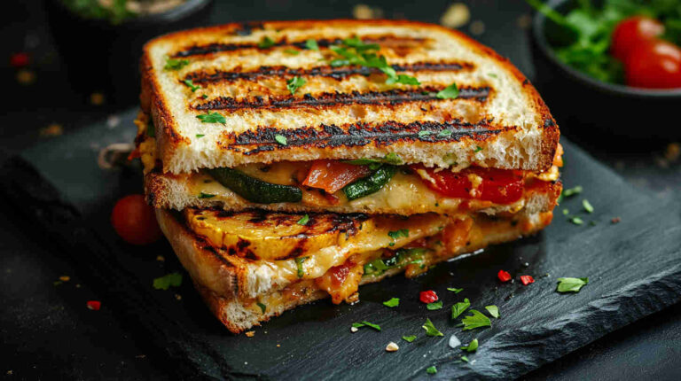 Italian Grilled Vegetable Panini Recipe