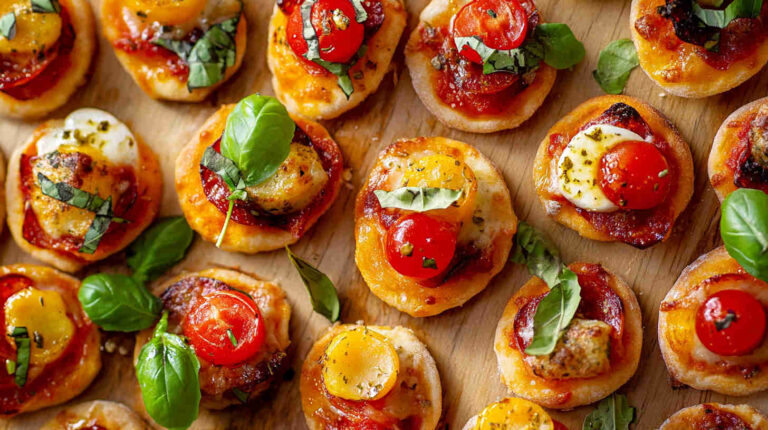 Italian Mini Pizza Bites Recipe