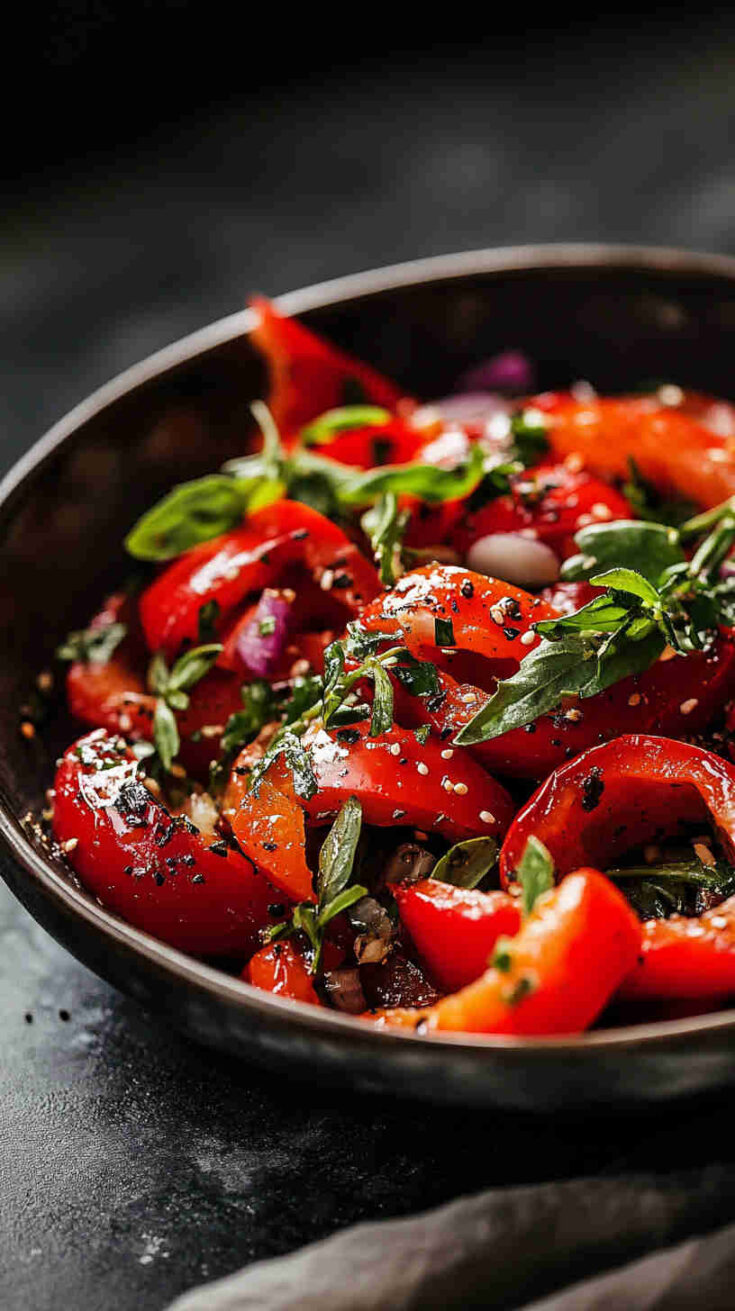 Italian Roasted Pepper Salad Recipe
