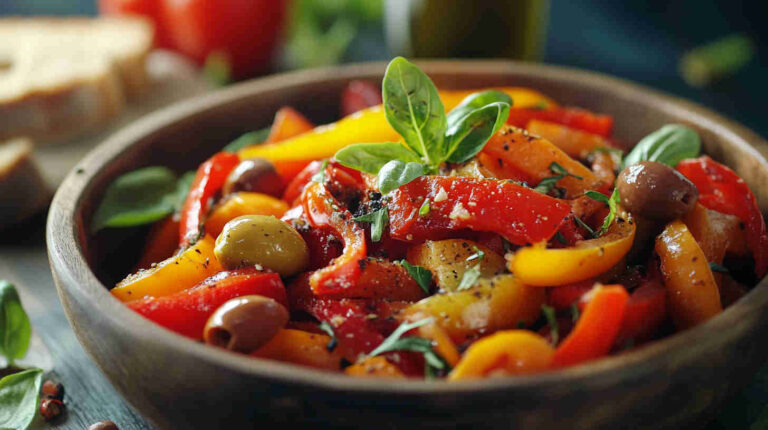 Italian Roasted Pepper Salad Recipe