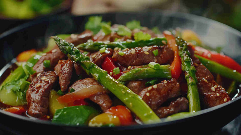 Lean Beef and Asparagus Stir-Fry