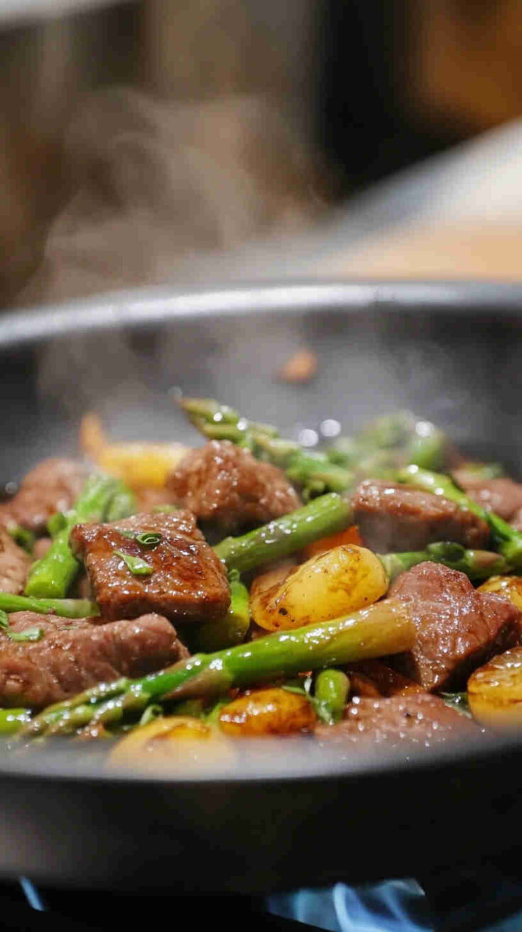 Lean Beef and Asparagus Stir-Fry
