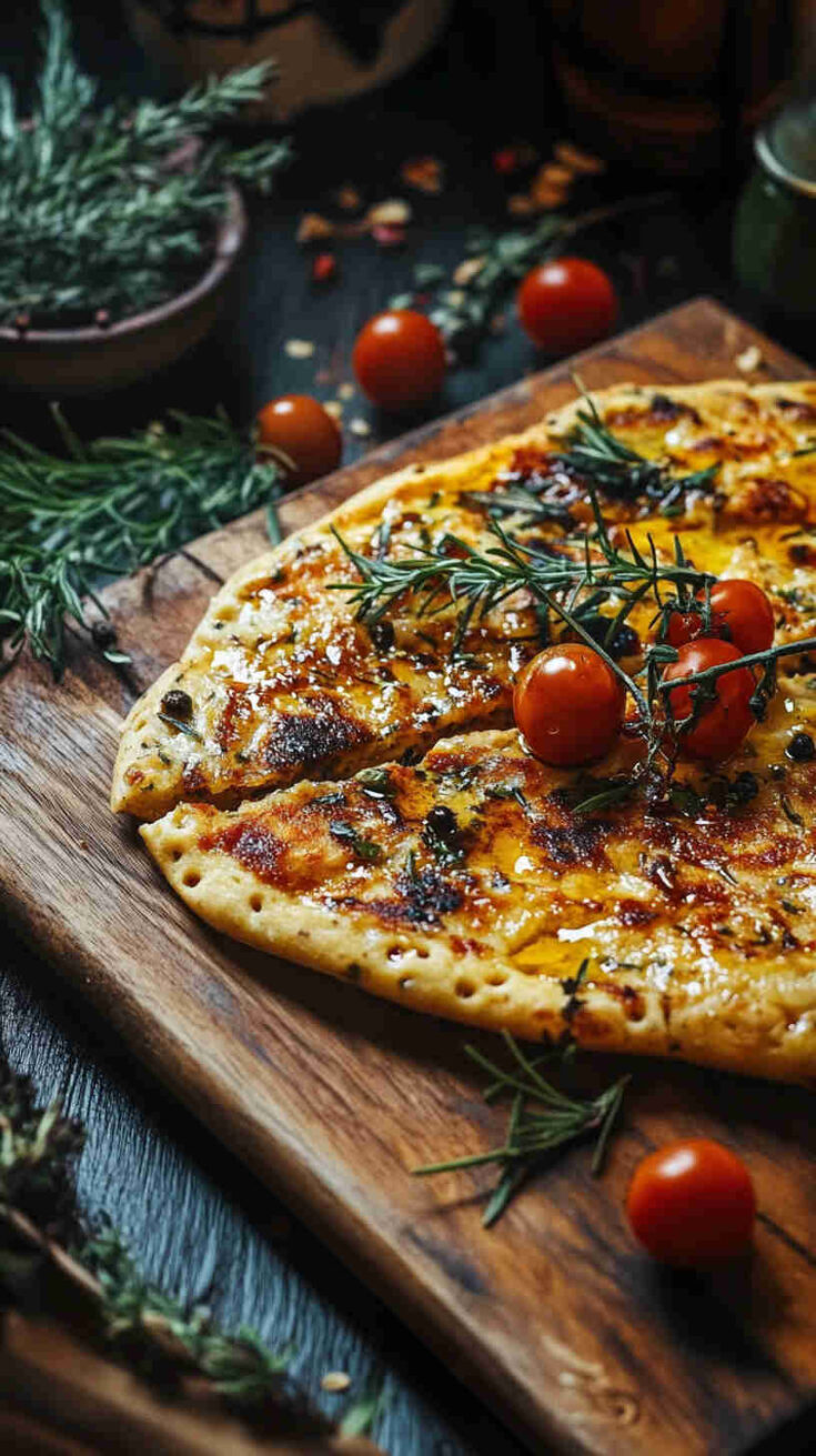 Ligurian Farinata Chickpea Flatbread Recipe