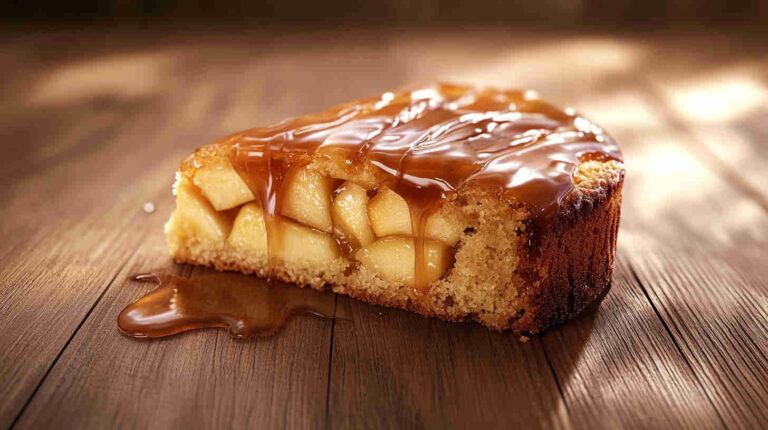 Maple Glazed Apple Cake