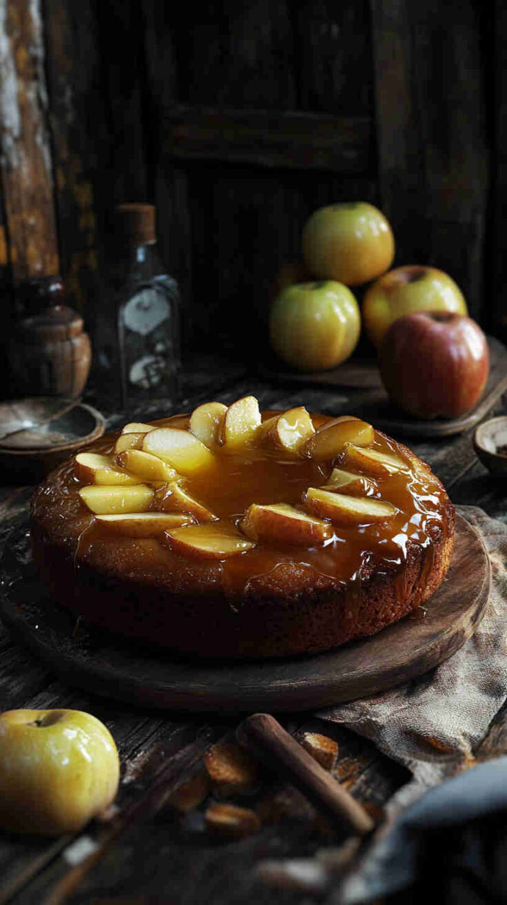 Maple Glazed Apple Cake