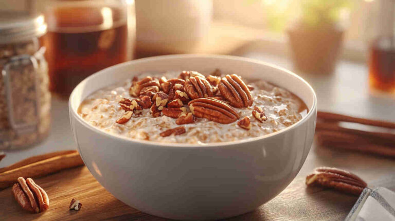 Maple Pecan Overnight Oats