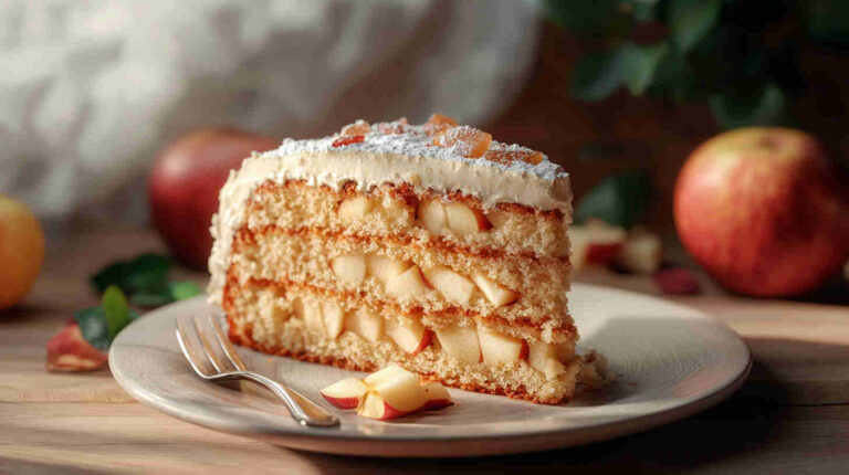 Moist Apple Sour Cream Cake