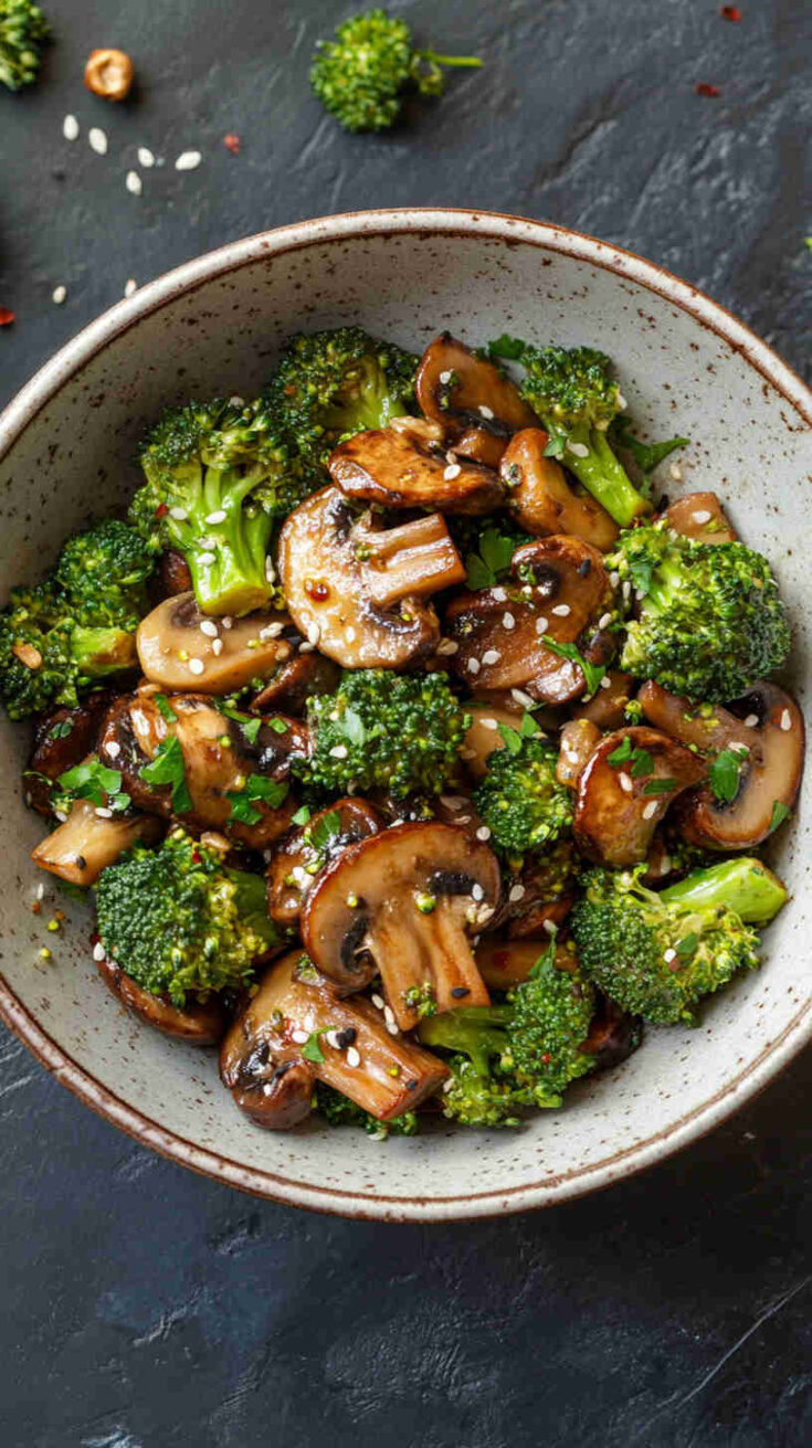 Mushroom and Broccoli Stir-Fry Recipe