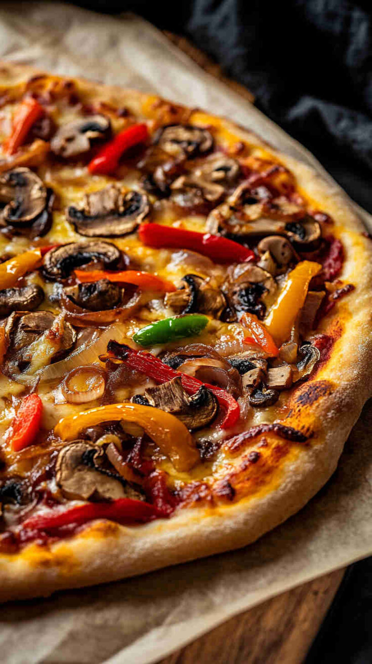 Mushroom and Caramelized Onion Pizza Recipe