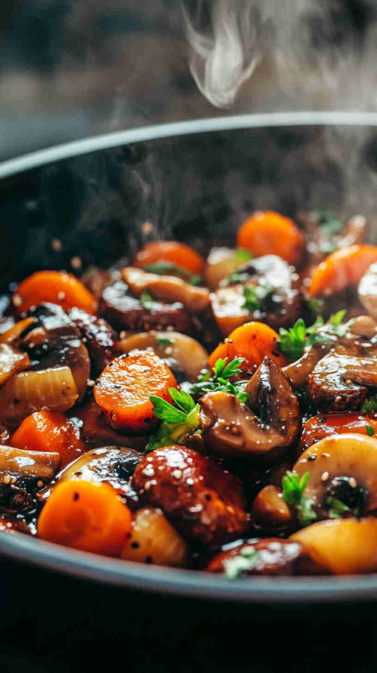 Mushroom and Carrot Stir-Fry Recipe