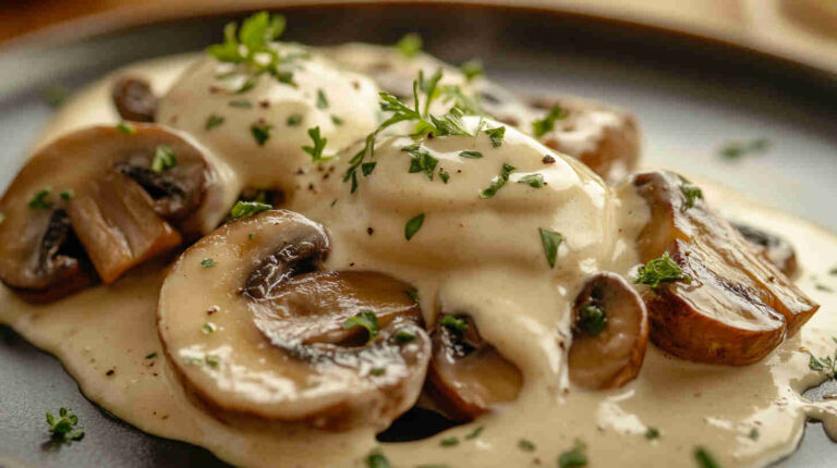 Mushroom and Cream Cheese Sauce Recipe