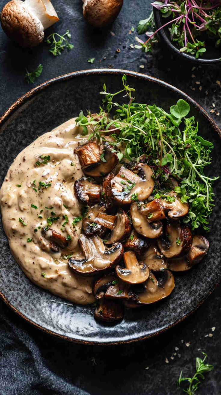 Mushroom and Garlic Aioli Sauce Recipe