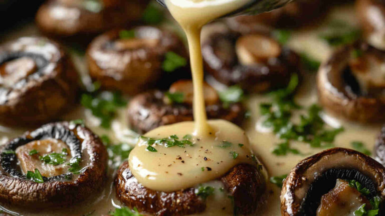 Mushroom and Lemon Herb Sauce Recipe