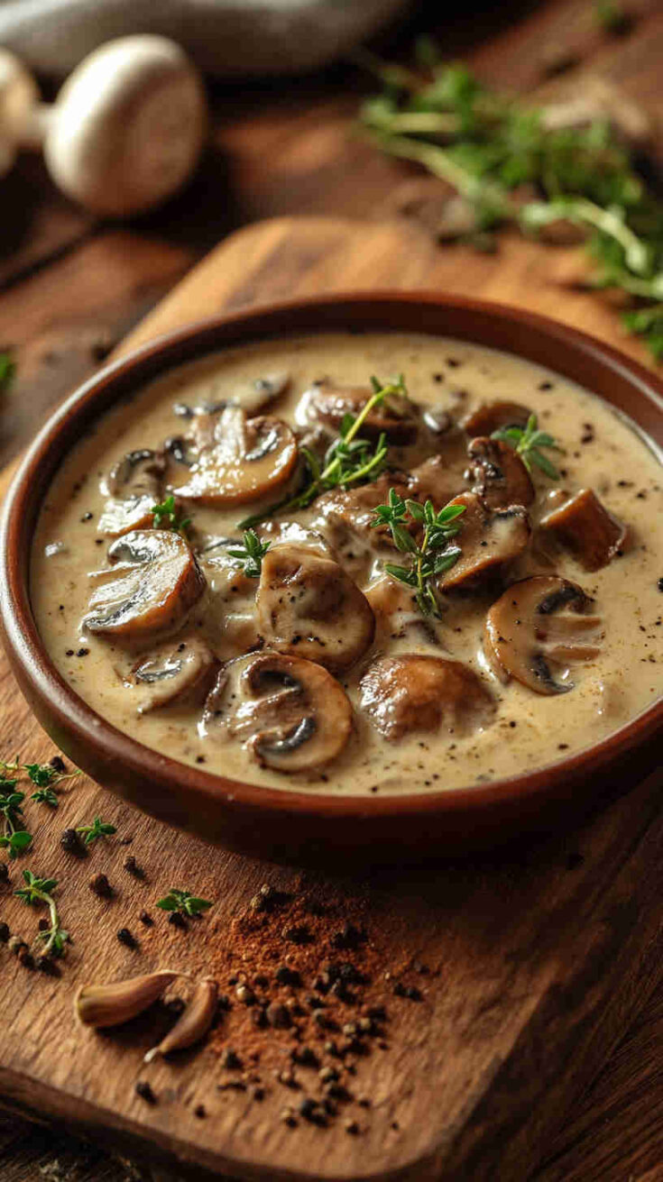 Mushroom and Mustard Sauce Recipe